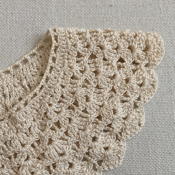 Handmade Crochet Lace Collar - Picture 6 of 15